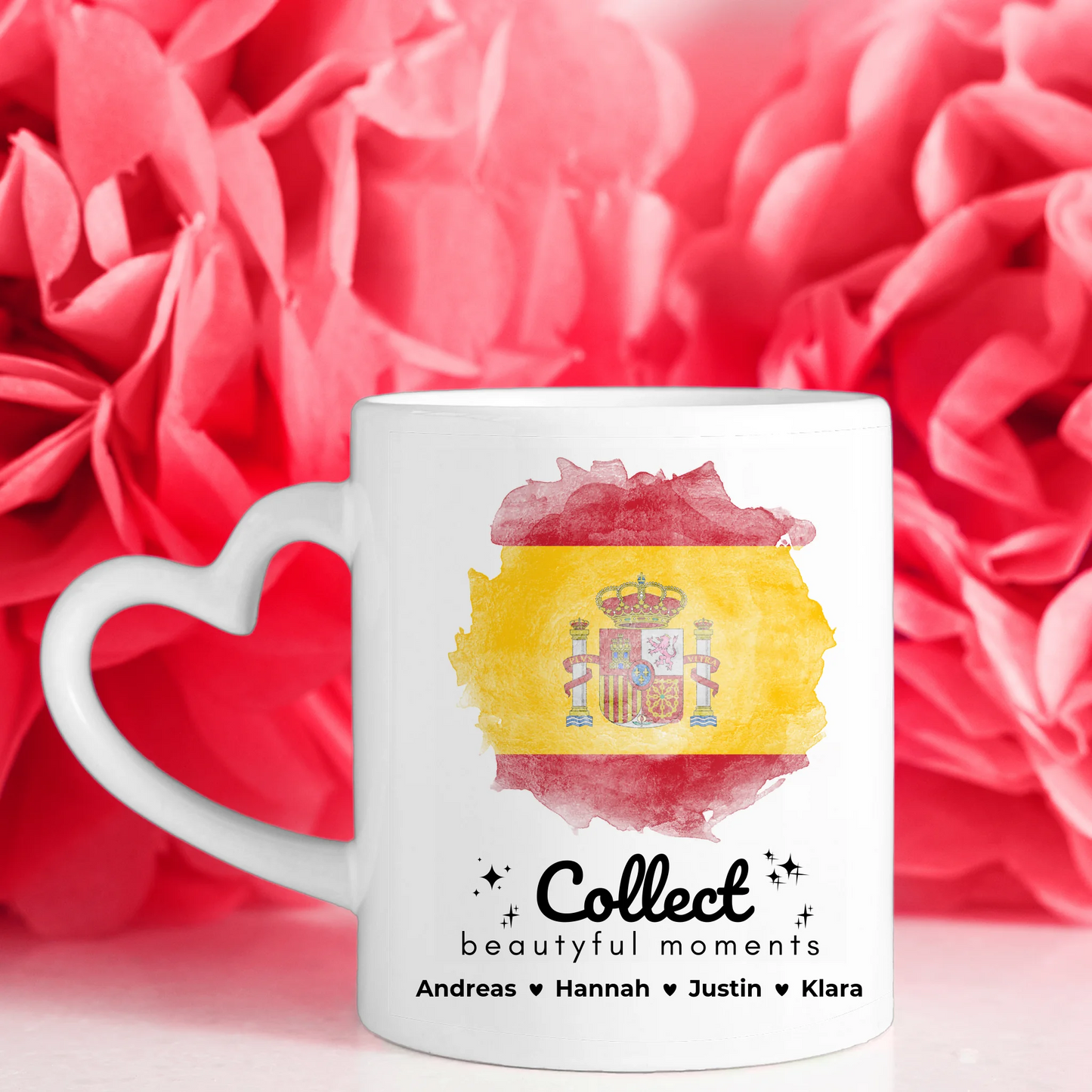 Geschenk Tasse Stadtkarte Spain Spanien Urlaub Erinnerung Schwester