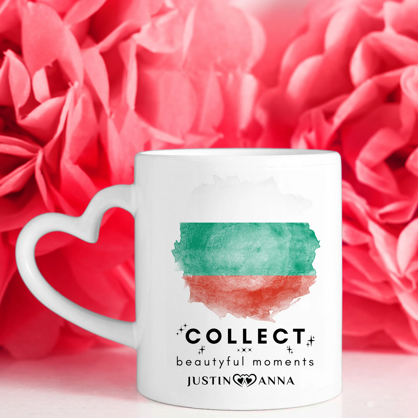 Foto Geschenk Tasse für Paare Urlaubs Erinnerung Bulgarien Stadtkarte