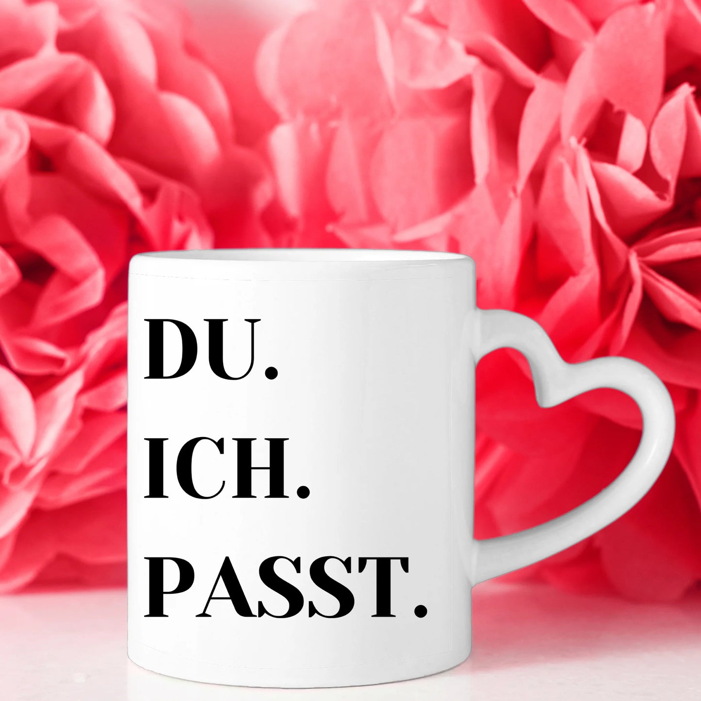 Liebes Tasse für Paare Du Ich Passt Ihr als Figuren