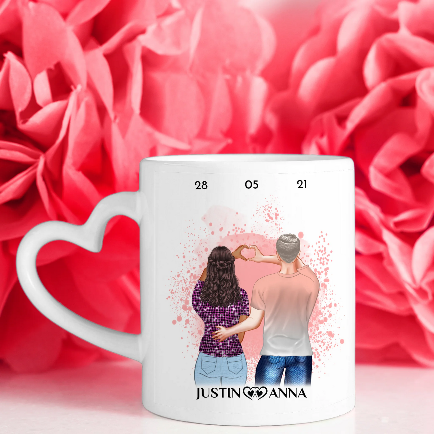 Liebes Tasse für Paare Danke dass es dich gibt Pärchen Cliparts