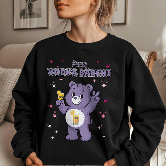 Sweatshirt Saufbärchi Vodka Bärchi Sauf Bärchi Lustiger JGA 1