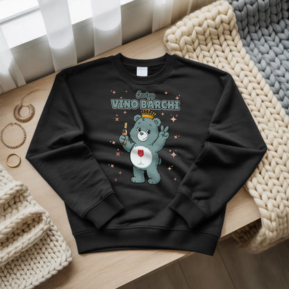 Sweatshirt Lustig Sauf Bärchi Vino Bärchi 3