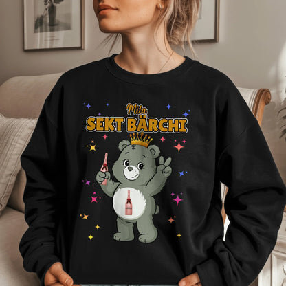 Sweatshirt Saufbärchi Sekt Bärchi Top für den JGA und Party 1