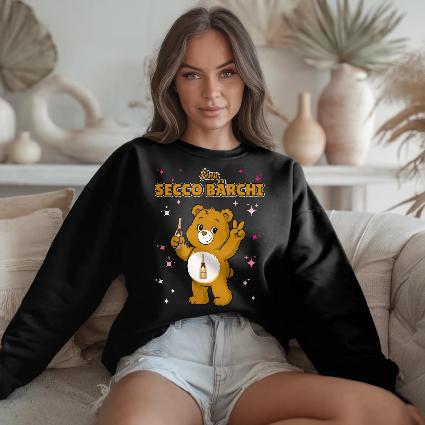 Sweatshirt Saufbärchi Secco Bärchi Sauf Bärchi Lustig für JGA 2