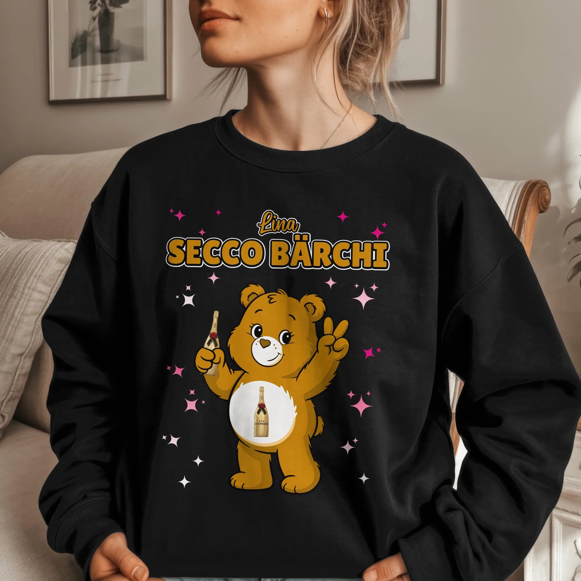 Sweatshirt Saufbärchi Secco Bärchi Sauf Bärchi Lustig für JGA 1