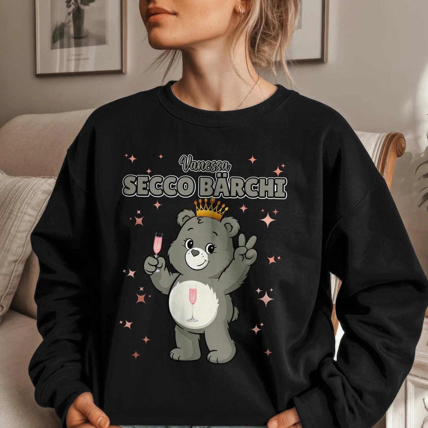 Sweatshirt Saufbärchi Secco Bärchi Sauf Bärchi Lustiges Sweatshirt für JGA 1