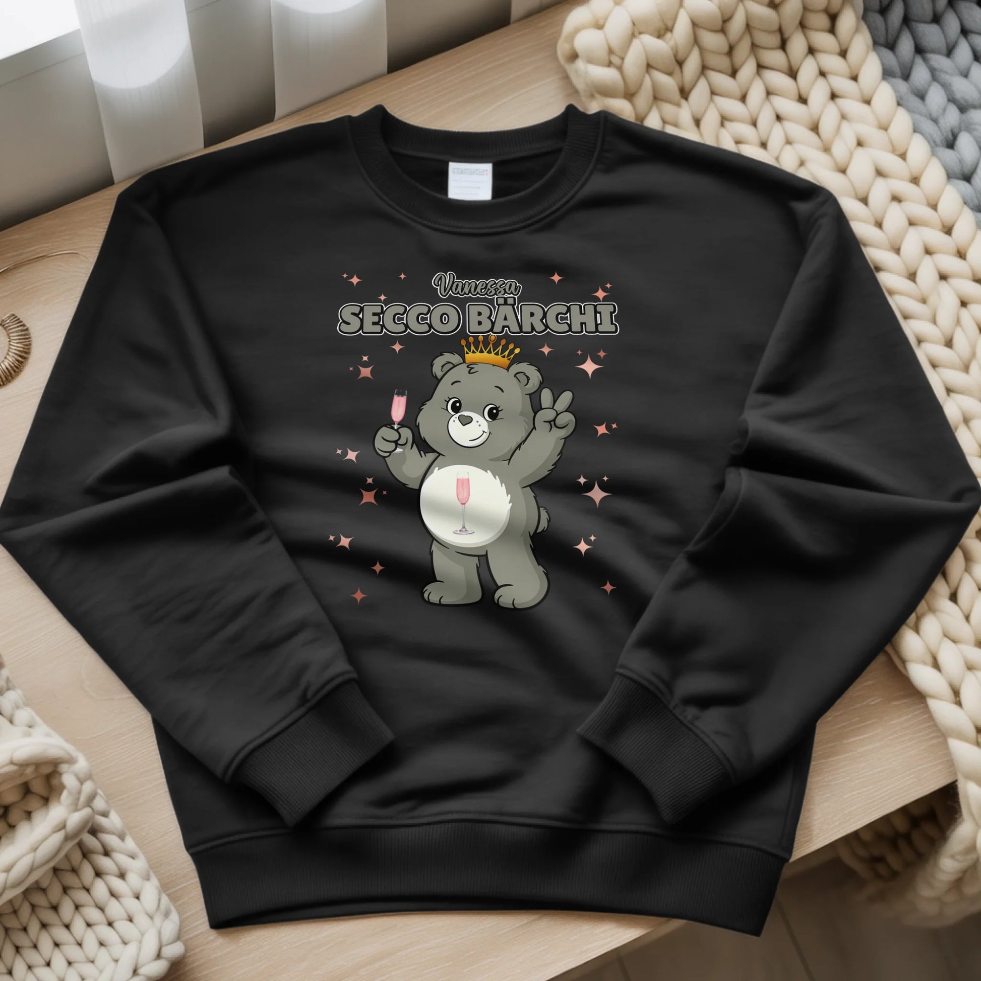 Sweatshirt Saufbärchi Secco Bärchi Sauf Bärchi Lustiges Sweatshirt für JGA 5