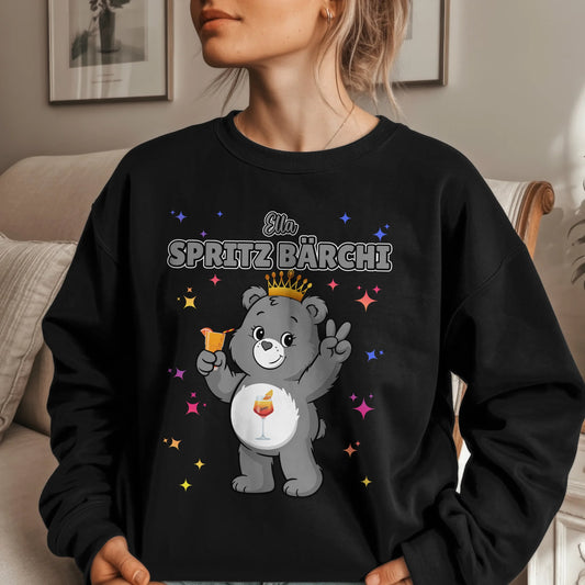 Sweatshirt Sauf Bärchi Spritz Bärchi Saufbärchi Sweatshirt für JGA und Party 1