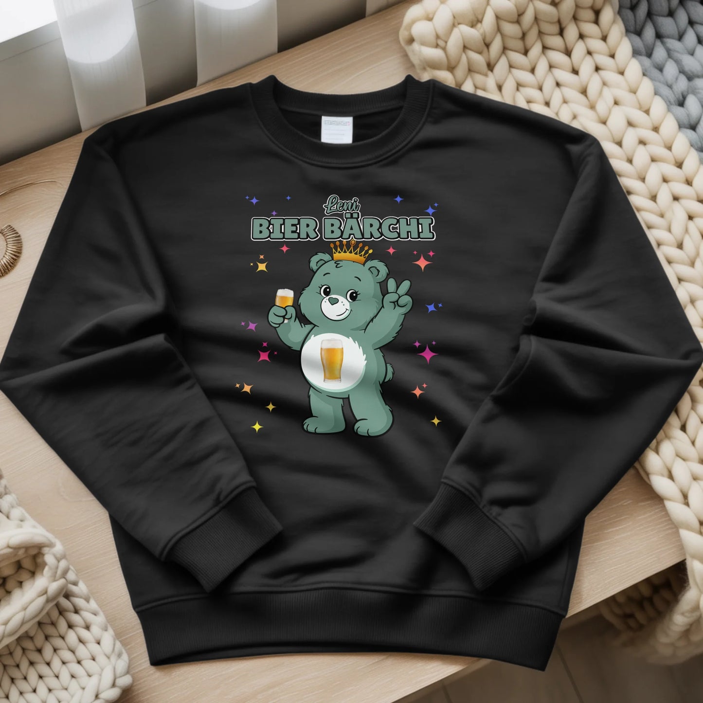 Sweatshirt Lustig Sauf Bärchi Bier Bärchi 5