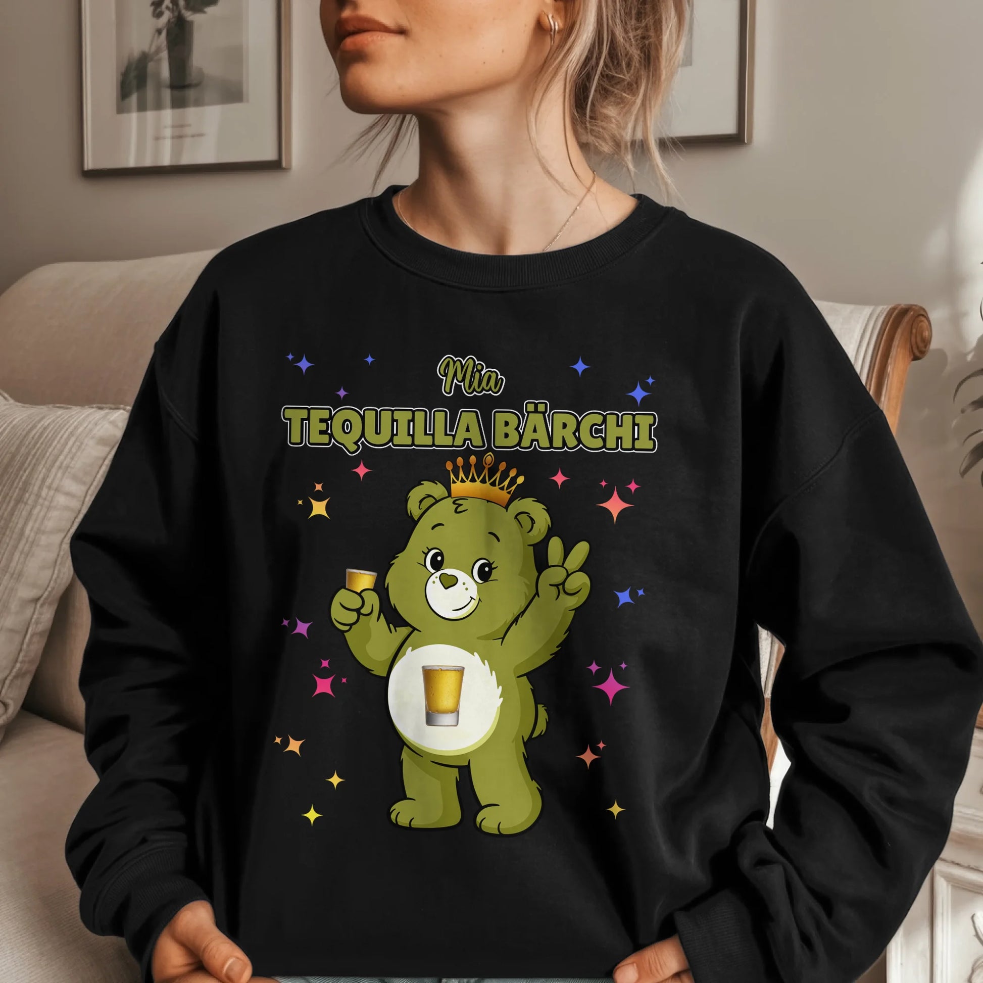 Sweatshirt Saufbärchi Tequilla Bärchi Sauf Bärchi Lustiger JGA 1