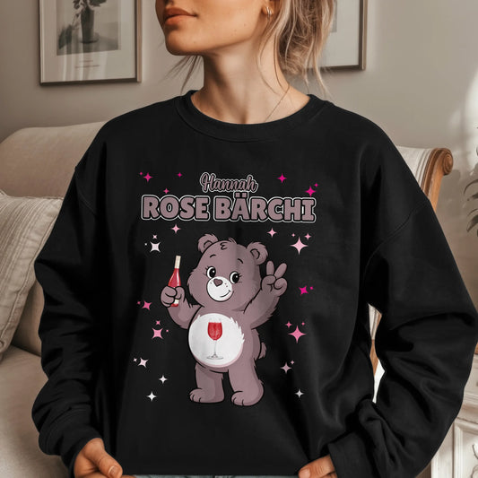 Sweatshirt Sauf Bärchi Rose Bärchi Saufbärchi Sweatshirt für JGA und Party 1