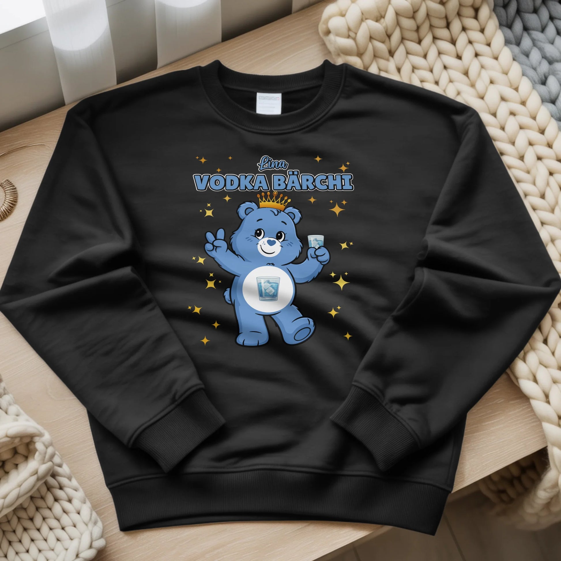 Sweatshirt Saufbärchi Vodka Bärchi perfekt für den JGA und Party 5