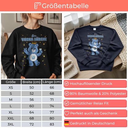 Sweatshirt Saufbärchi Vodka Bärchi perfekt für den JGA und Party 6