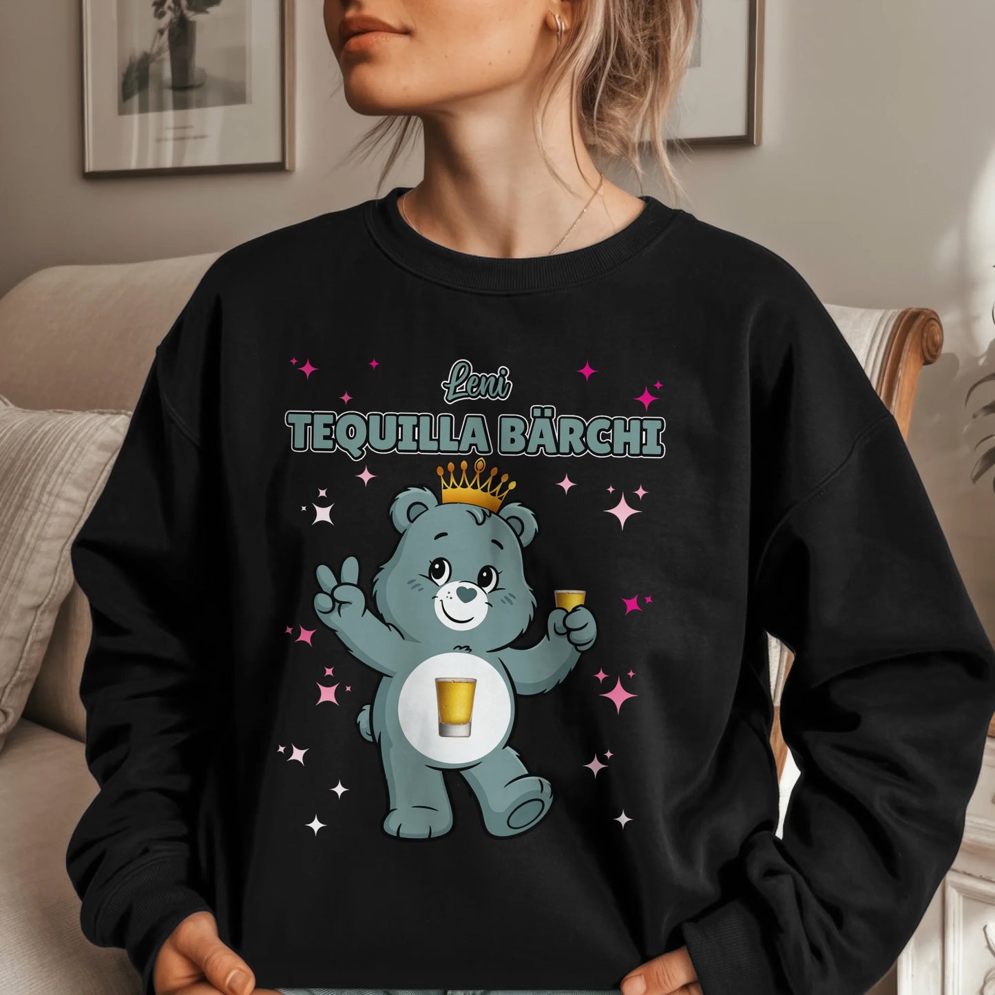 Sweatshirt Saufbärchi Tequilla Bärchi für Party und JGA 1