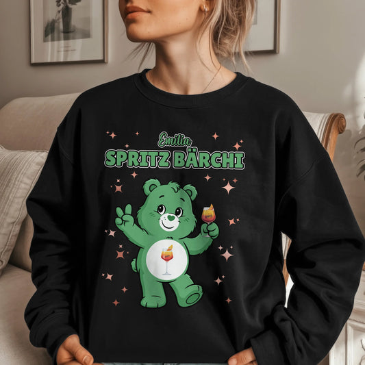 Sweatshirt Bärchi Spritz Bärchi Saufbärchi Sweatshirt für JGA und Party 1