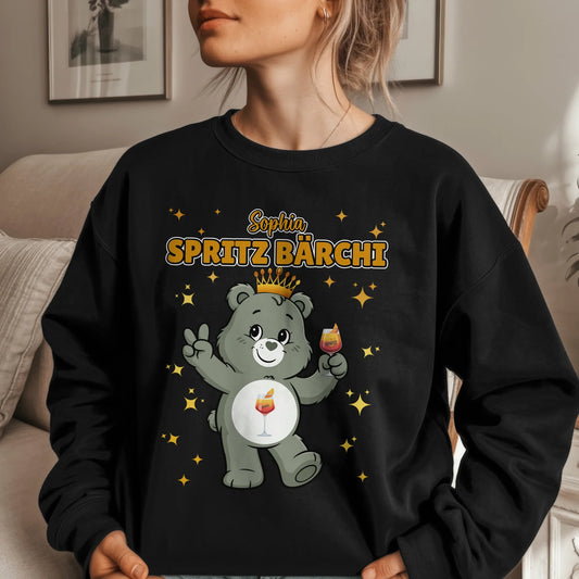 Sweatshirt Sauf Bärchi Spritz Bärchi Saufbärchi Lustiges Sweatshirt für JGA 1
