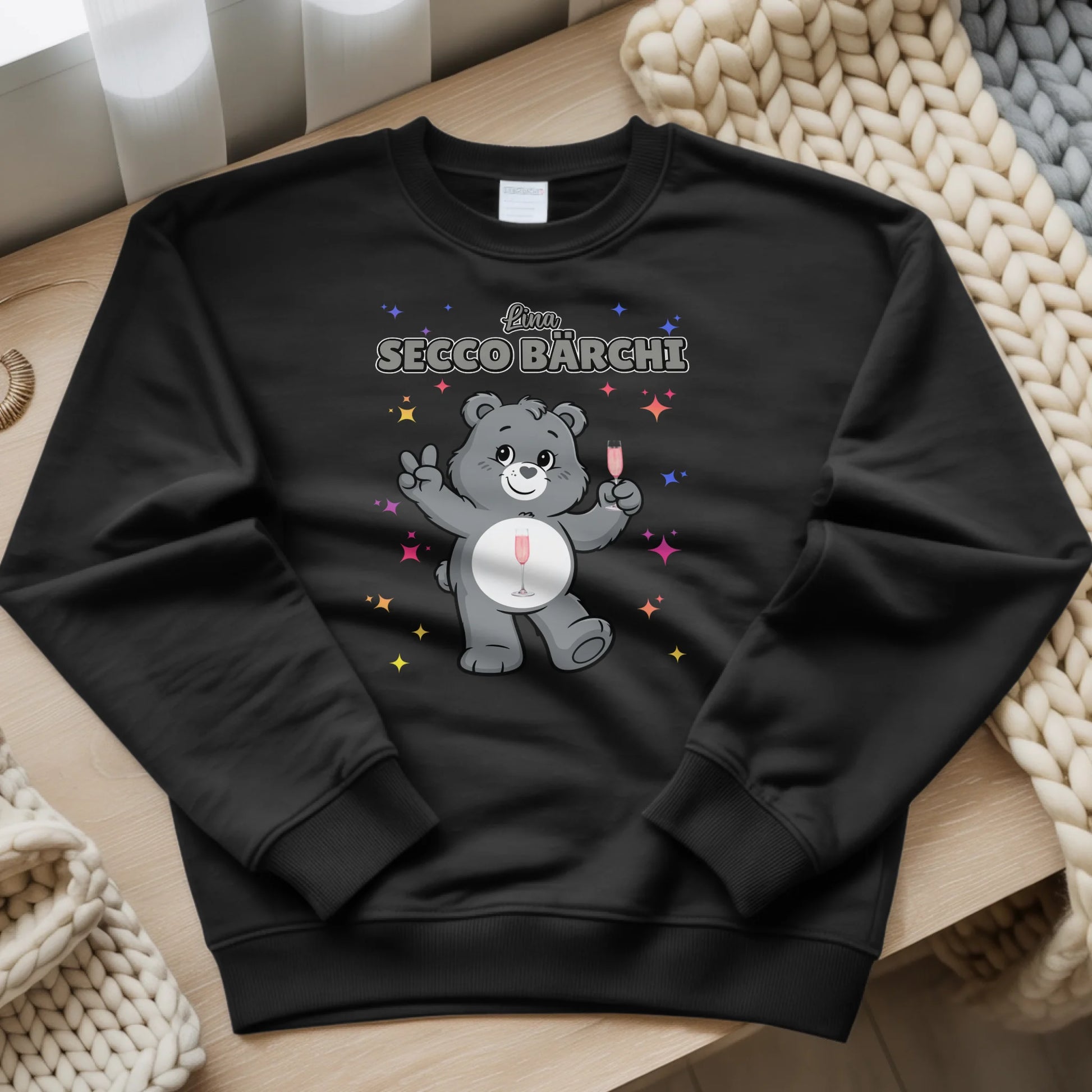 Sweatshirt Sauf Bärchi Secco Bärchi Saufbärchi Lustige für JGA 5