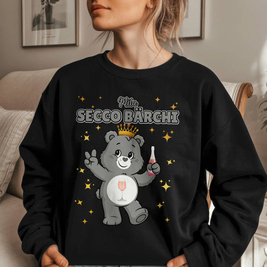 Sweatshirt Sauf Bärchi Secco Bärchi Saufbärchi Sweatshirt für JGA und Party 1