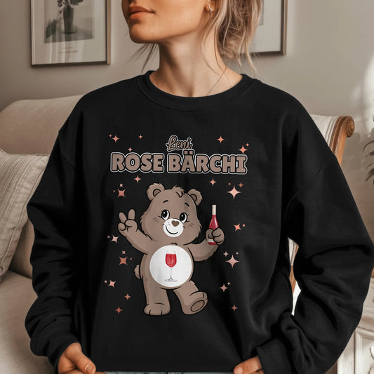 Lustiges Sweatshirt Saufbärchi Rose Bärchi perfekt für den JGA und Party 1