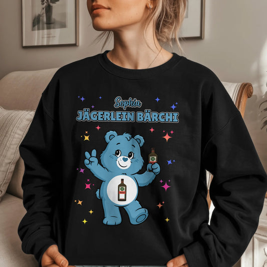 Lustiges Sweatshirt Sauf Bärchi Jägerlein Bärchi 1