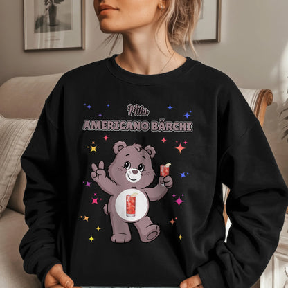 Sweatshirt Lustig Sauf Bärchi Americano Bärchi 1