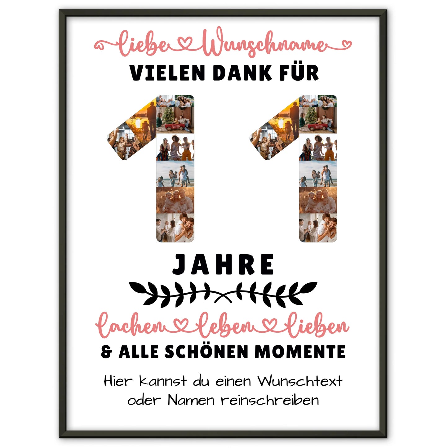 Personalisiertes Poster 11 Geburtstag Für Sohn Tochter Bruder Neffe Nicht & Schwester