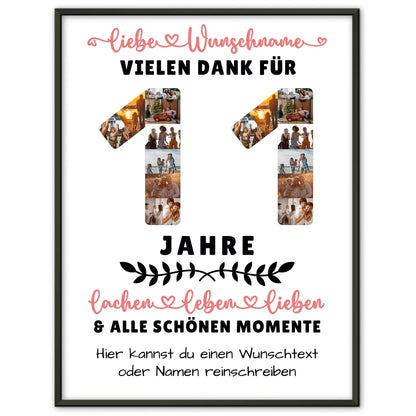 Personalisiertes Poster 11 Geburtstag Für Sohn Tochter Bruder Neffe Nicht & Schwester