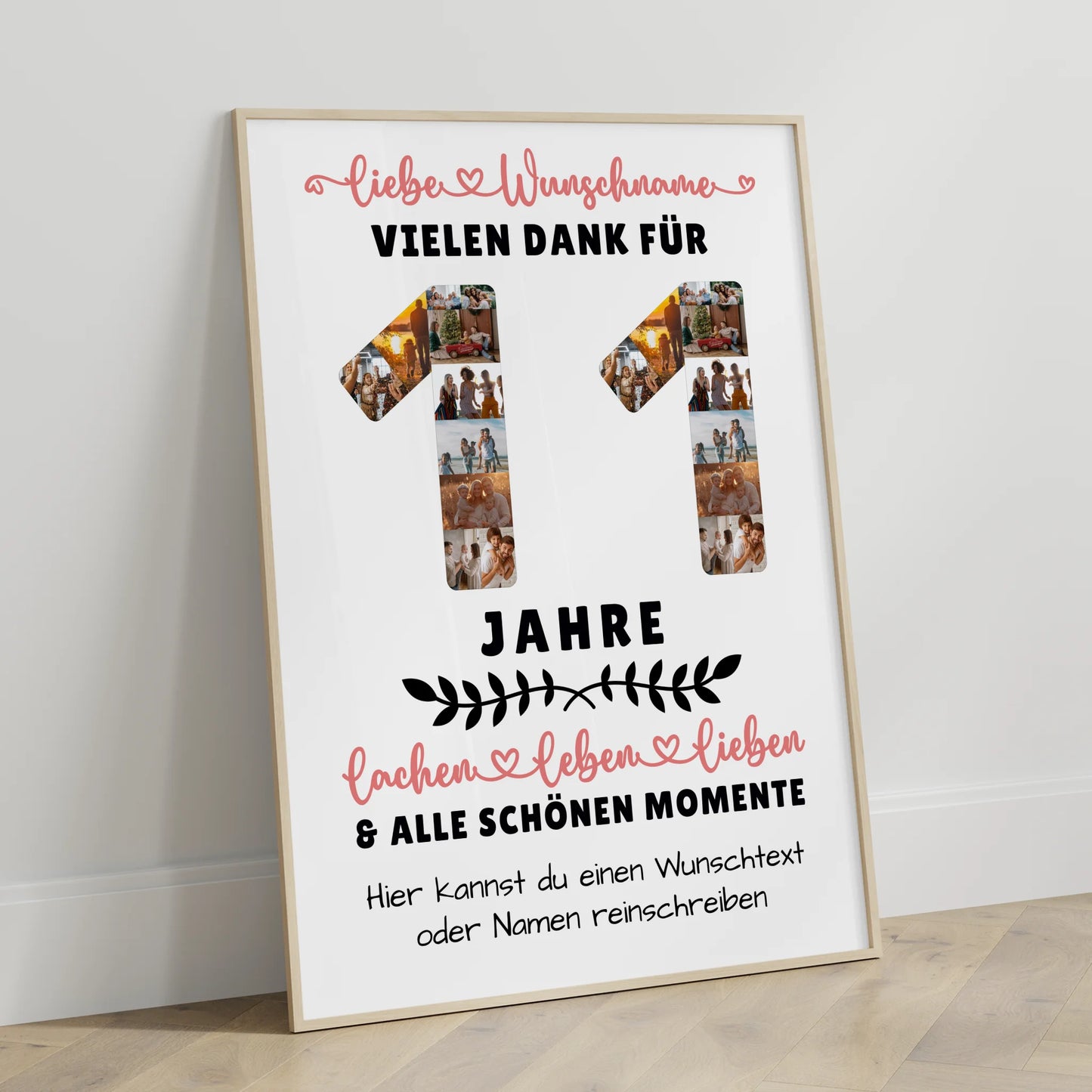 Personalisiertes Poster 11 Geburtstag Für Sohn Tochter Bruder Neffe Nicht & Schwester