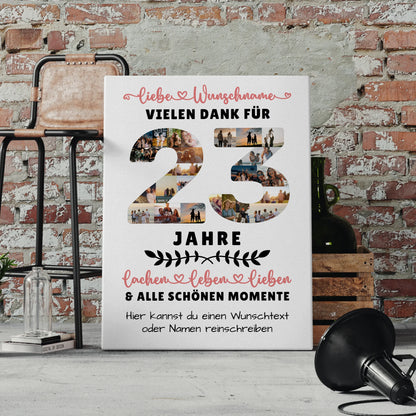 Personalisierte Leinwand 23 Geburtstag Für Sohn Tochter Bruder Neffe Nicht & Schwester 4