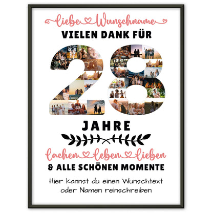 Personalisiertes Poster 28 Geburtstag Für Tochter Sohn Schwester Bruder Nichte & Neffe