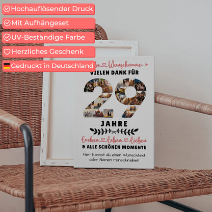 Personalisierte Leinwand 29 Geburtstag Für Sohn Tochter Bruder Neffe Nicht & Schwester 5