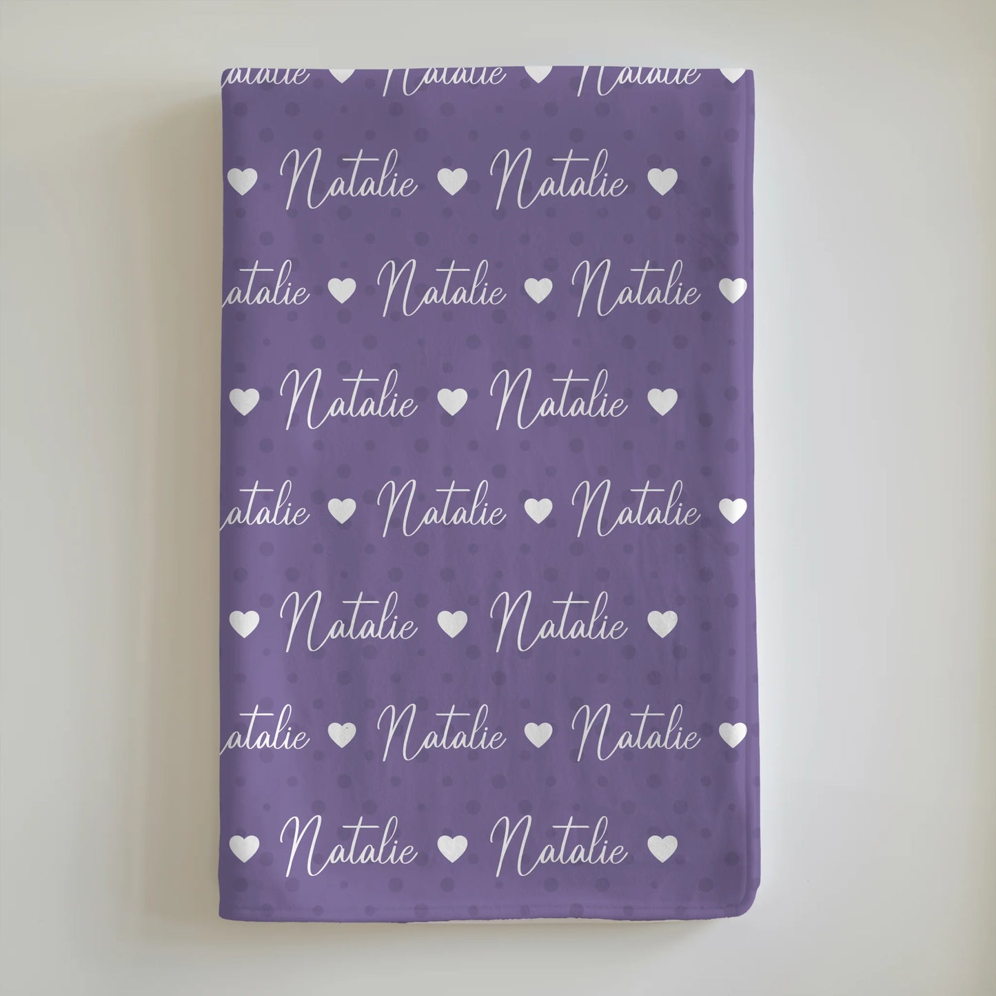 Babydecken Mit Namen Kuscheldecke Perlviolett