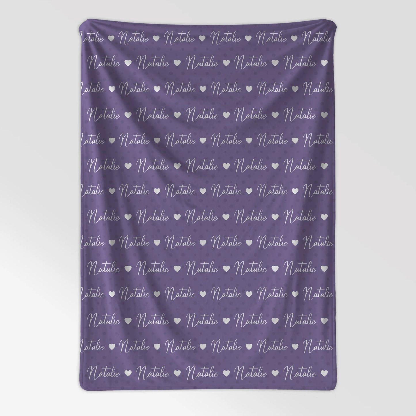 Babydecken Mit Namen Kuscheldecke Perlviolett
