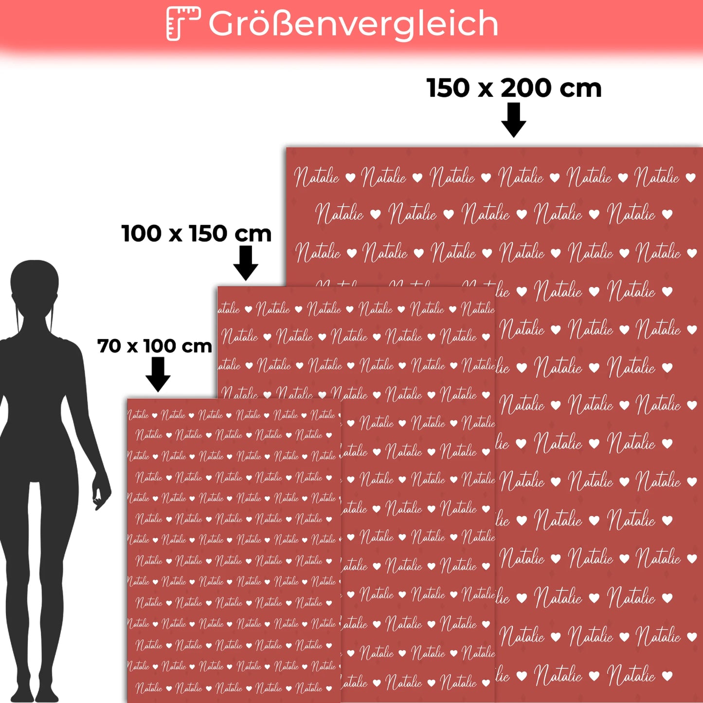 Babykuscheldecke Mit Namen Perlrosa