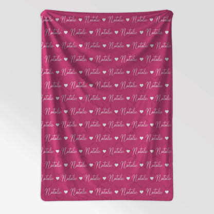 Kinderdecke Personalisiert Kinderdecke Erikaviolett