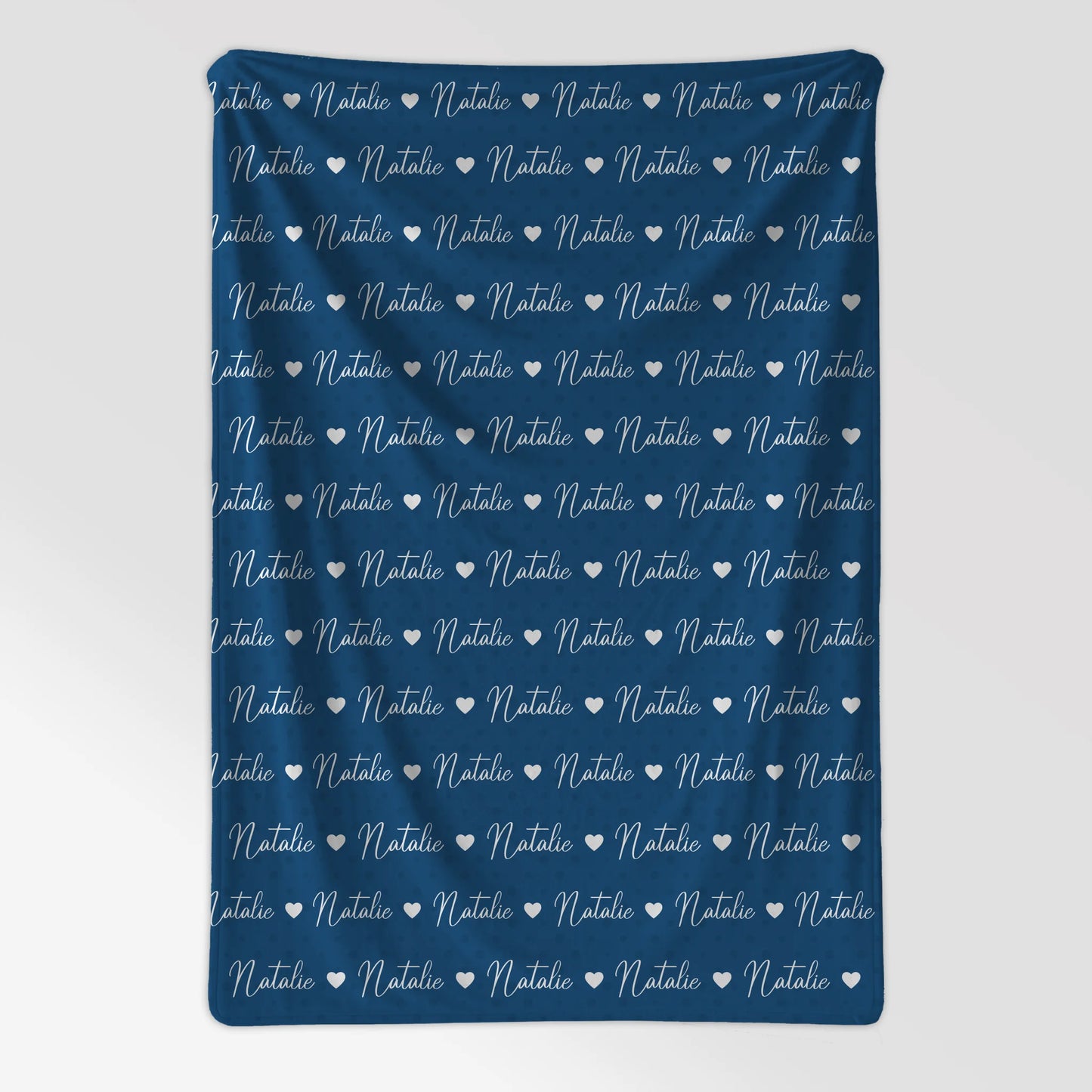 Personalisierte Kuscheldecke Mit Namen Kinderdecke Capriblau