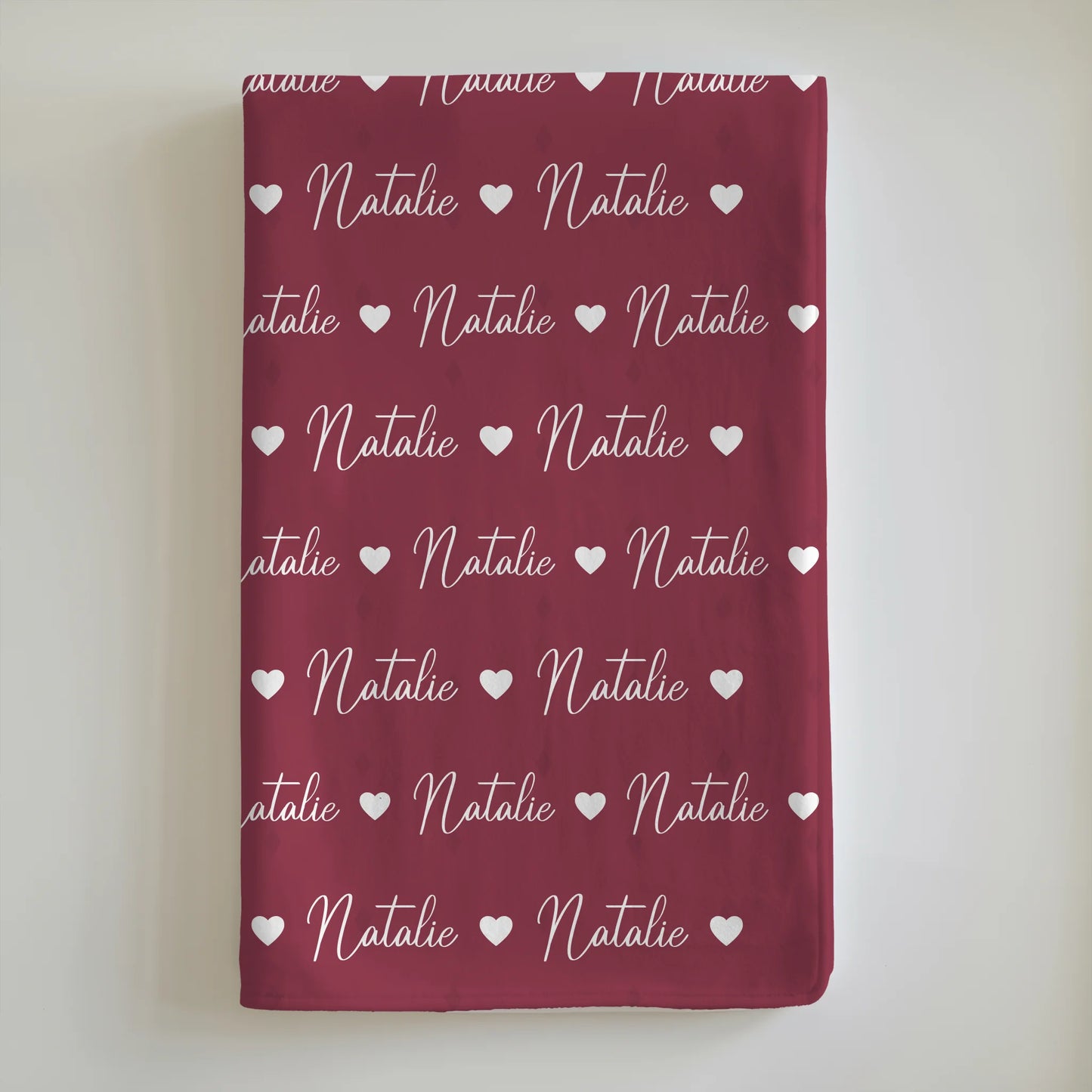 Kinderdecke Personalisiert Kuscheldecke Mit Namen Rotviolett