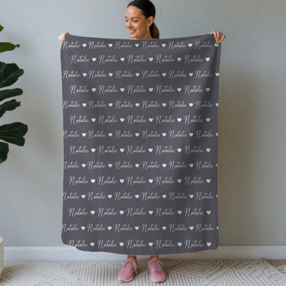 Kinderdecke Mit Namen Kuscheldecke Perlbrombeer