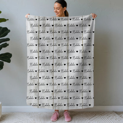 Kuscheldecke Mit Namen Kinderdecke Für Mädchen & Jungen