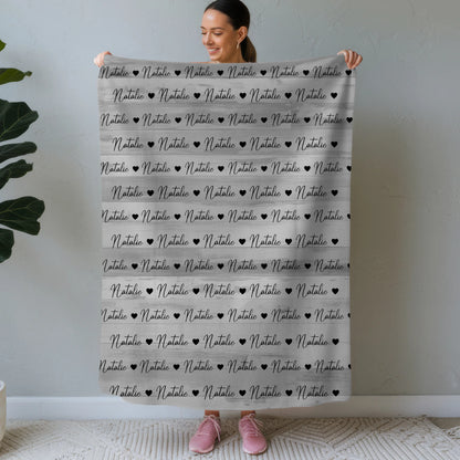 Personalisierte Kuscheldecke Mit Namen Kinderdecke Für Mädchen & Jungen
