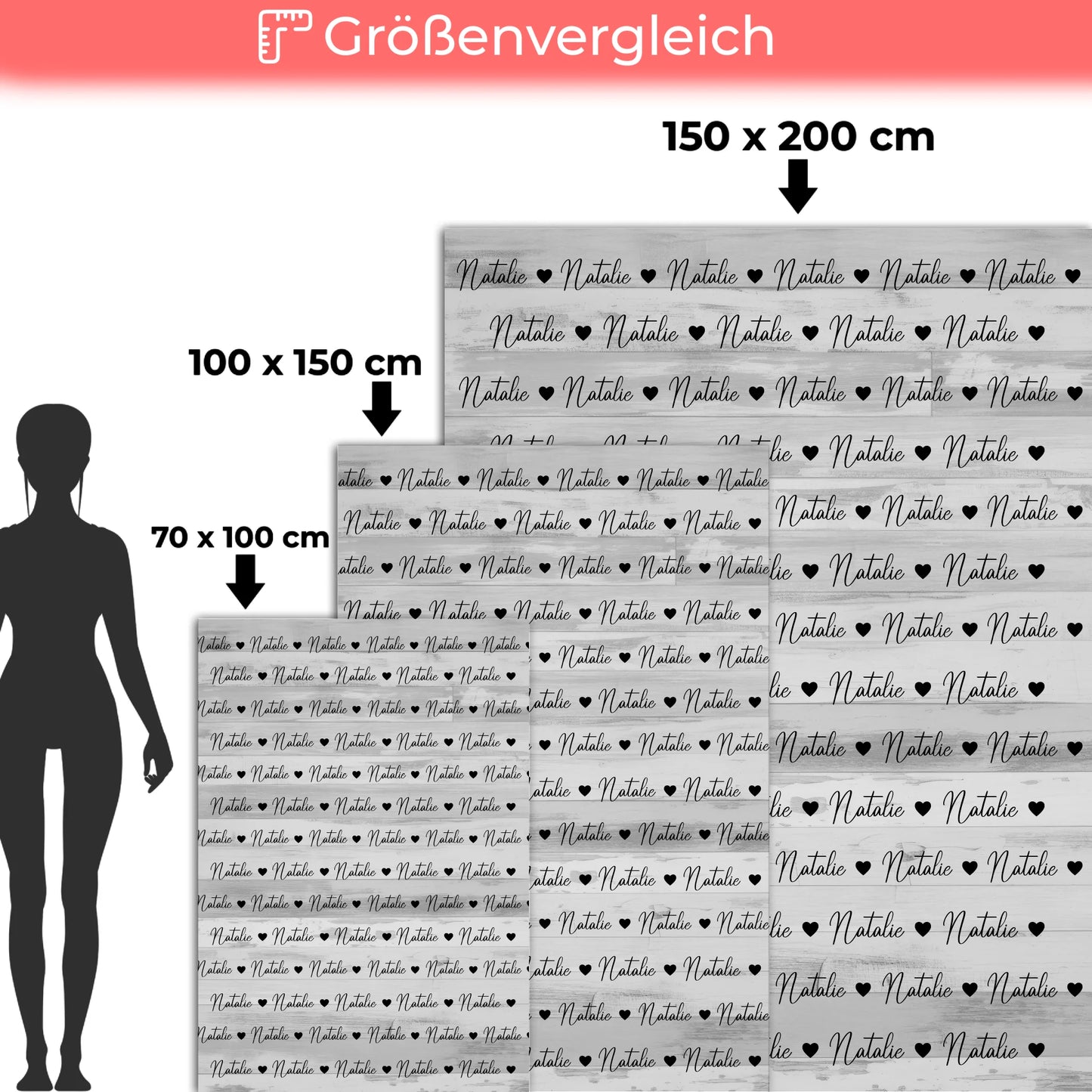 Personalisierte Kuscheldecke Mit Namen Kinderdecke Für Mädchen & Jungen