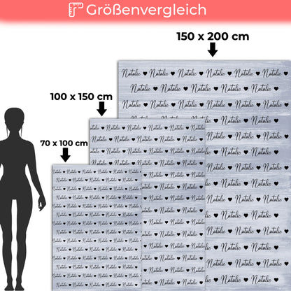 Kinderdecke Personalisiert Kinderdecke Für Mädchen & Jungen