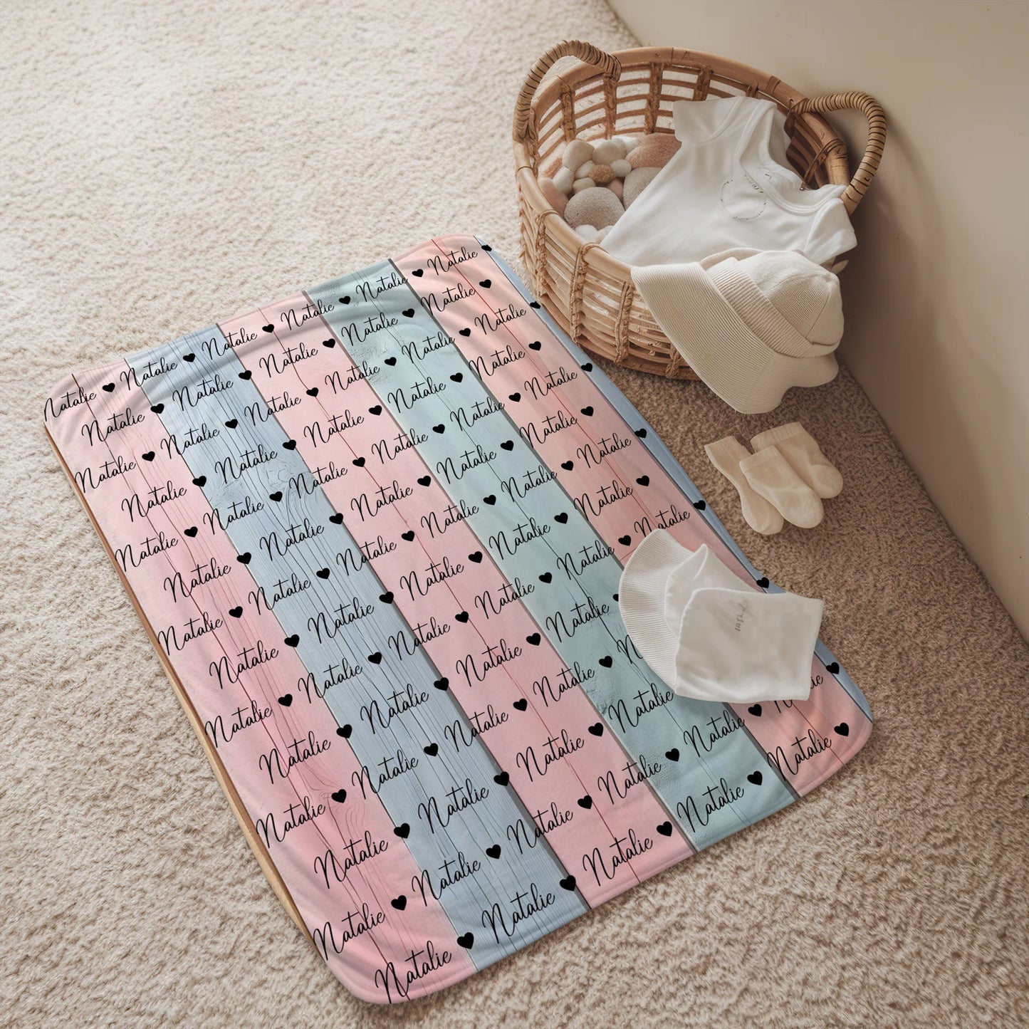 Kinderdecke Mit Namen Kuscheldecke Für Mädchen & Jungen