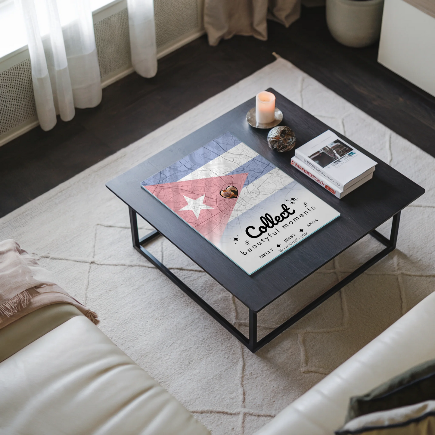 Personalisiertes Acrylglas Bild Freundinnen Stadtkarte Foto Kuba Collect Beautiful Moments