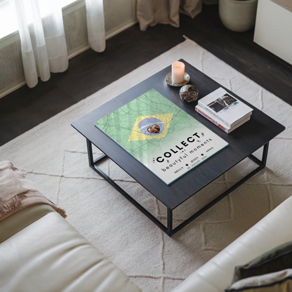 Personalisiertes Acrylglas Bild Schwester Stadtkarte Foto Brasilien