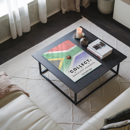 Personalisiertes Acrylglas Bilder für Paare Stadtkarte Südafrika