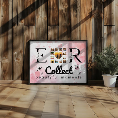 Beste Freundin Poster Gestalten mit Fotos Namen und Initialien Collect Beautyful Moments