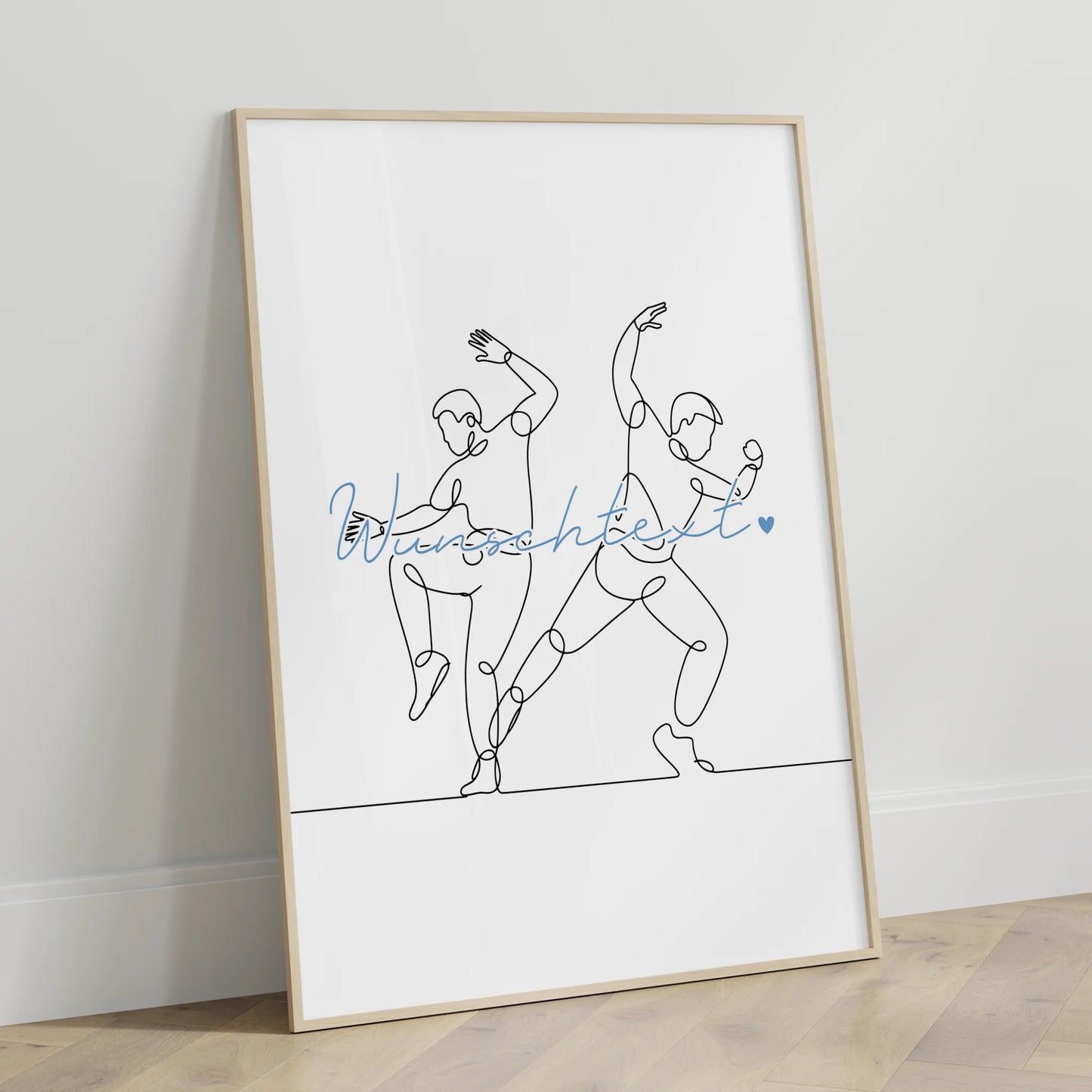 Lineart Poster Personalisiert Hip-Hop Geschenk Sohn & Bruder für Hip-Hop-Tänzer Hip-Hop-Tänzerin Hip hop