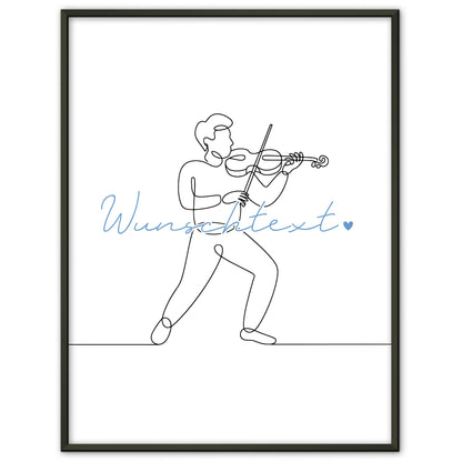 Lineart Poster Personalisiert Orchester Geschenk Sohn & Bruder für Orchestermitglied Orchestermitglied orchestra