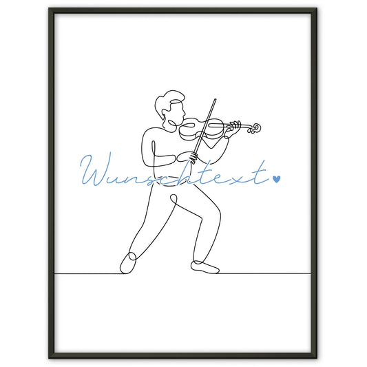 Lineart Poster Personalisiert Orchester Geschenk Sohn & Bruder für Orchestermitglied Orchestermitglied orchestra